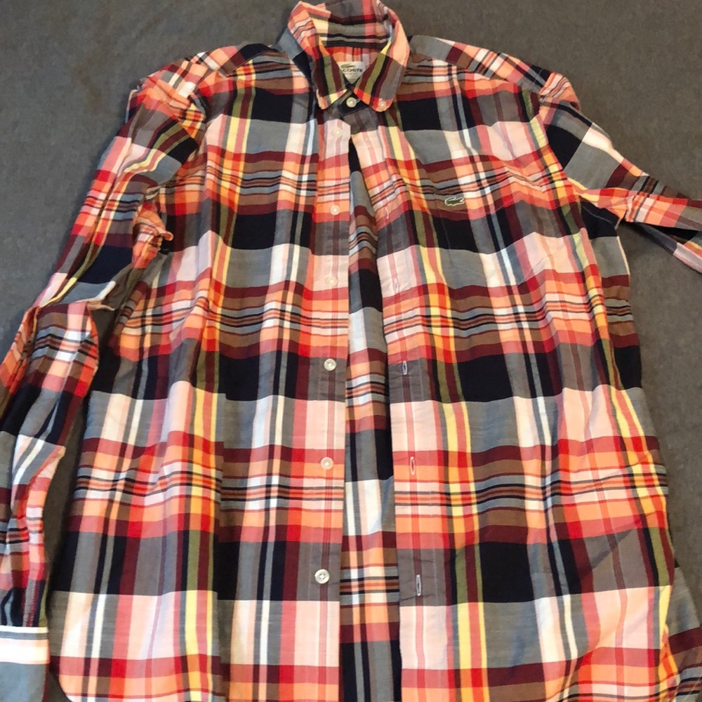 Men’s Lacoste long sleeve button down